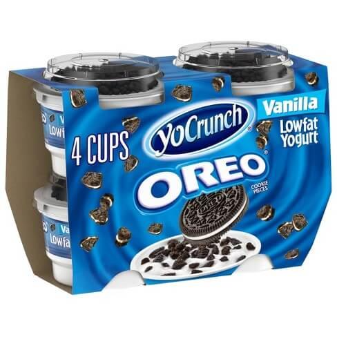 YoCrunch - Oreo Vanilla Low Fat Yogurt - 4oz/4ct