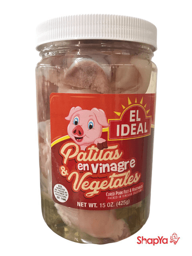 El Ideal - Cured Pork Feet & Vegetables in Vinegar 15oz