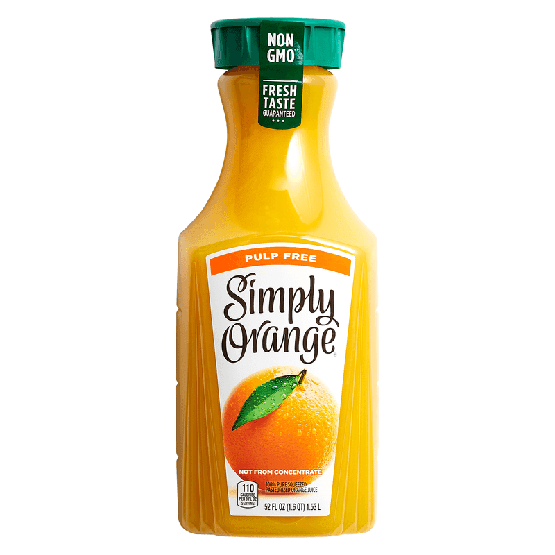 Simply Orange - Orange Juice Pulp Free 1.6 Qt