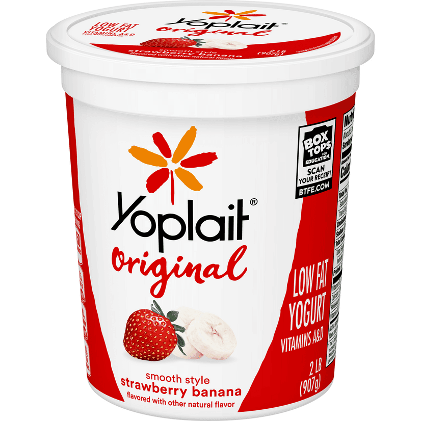 Yoplait - Original Strawberry Banana Low Fat Yogurt 2Lb